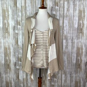 Anthro Moth Yemaya Layered Cardigan Sweater Sz XL